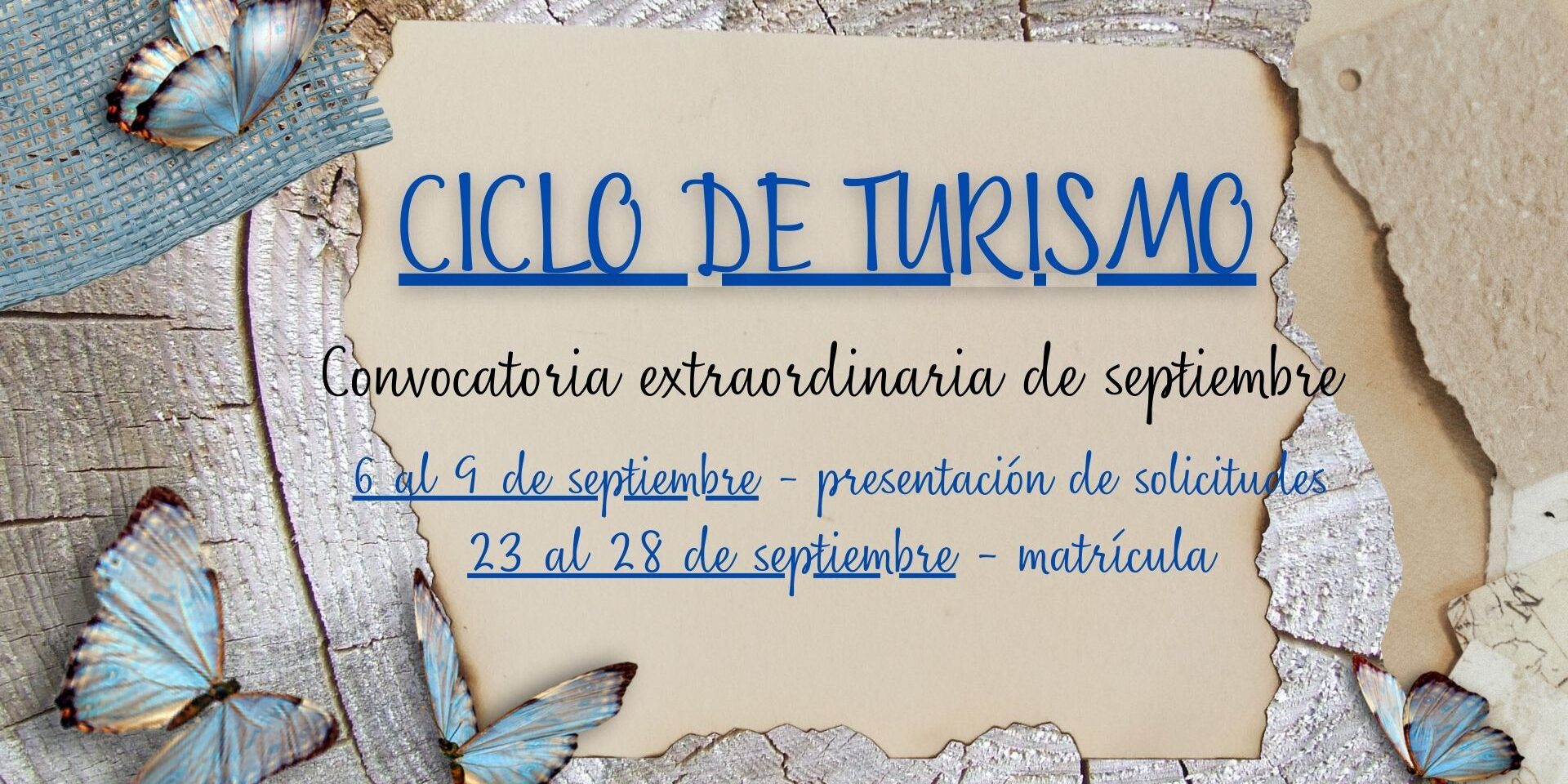 Matrícula septiembre 2022